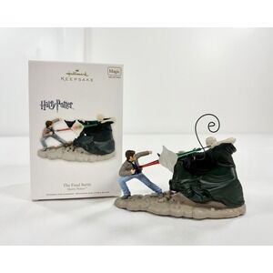 New 2012 Hallmark Harry Potter The Final Battle Ornament Magic Light Sound